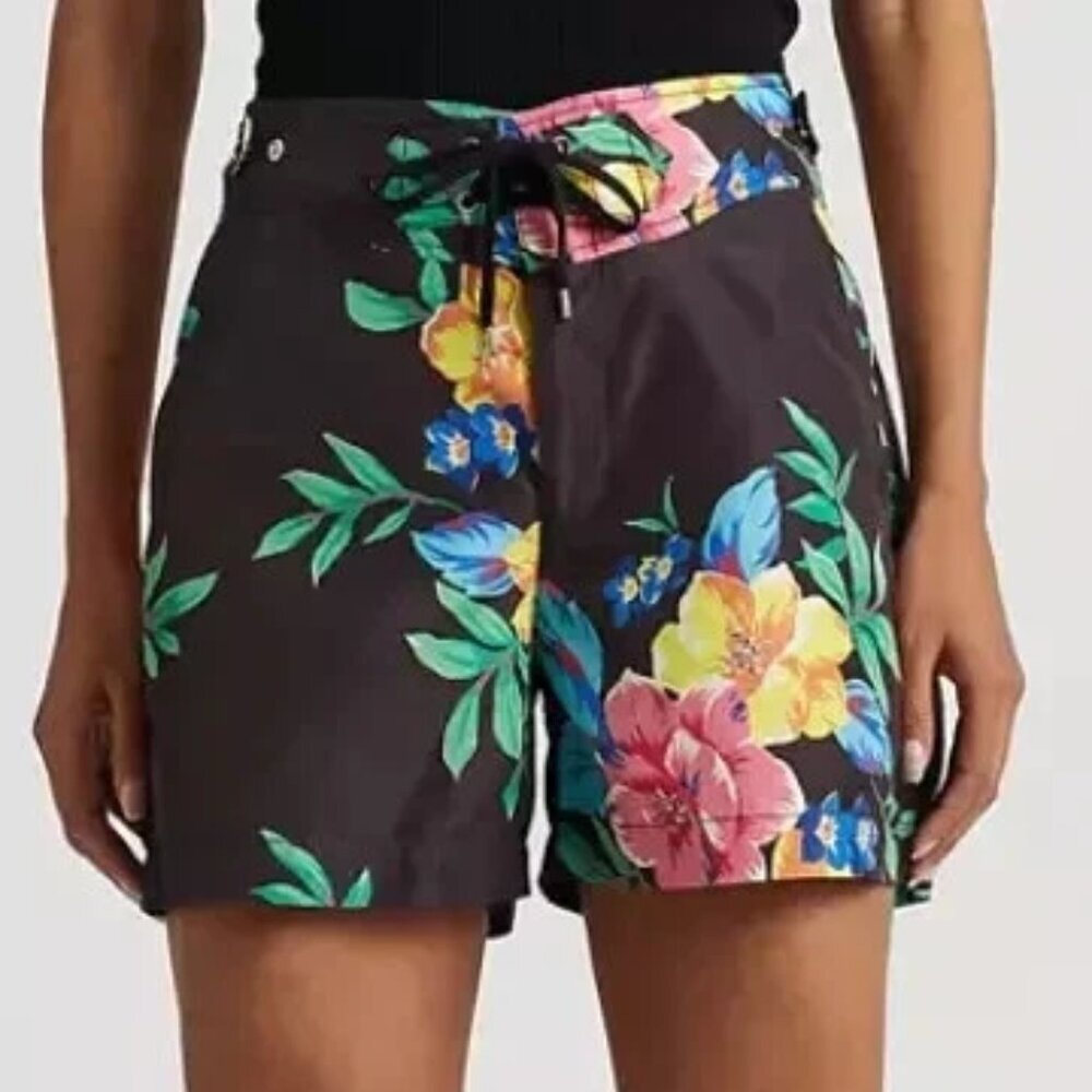 NWT Lauren Ralph Lauren Women’s Petite Floral Board Shorts